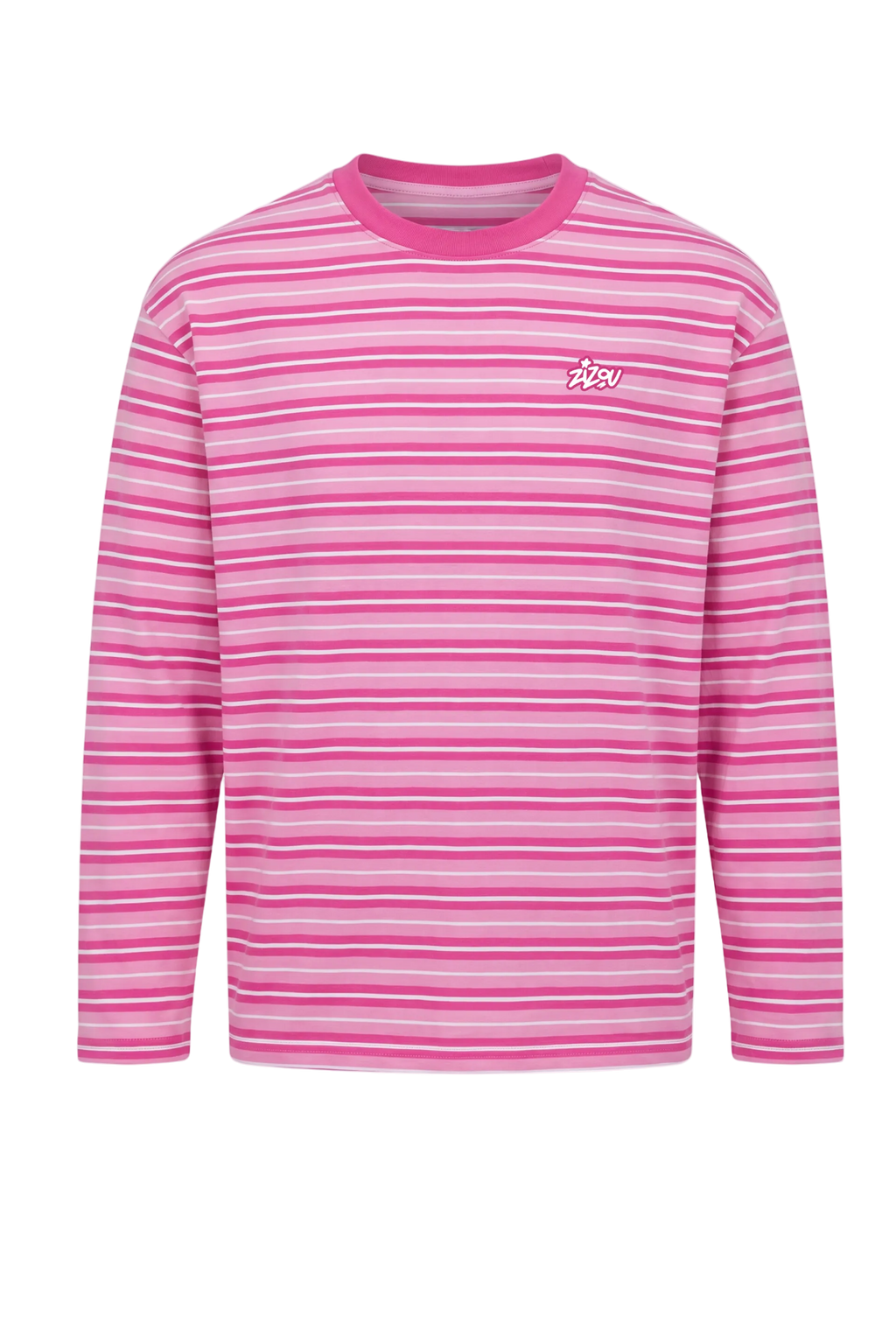 PINK STRIPED LONGSLEEVE (FWTT BACKPRINT)