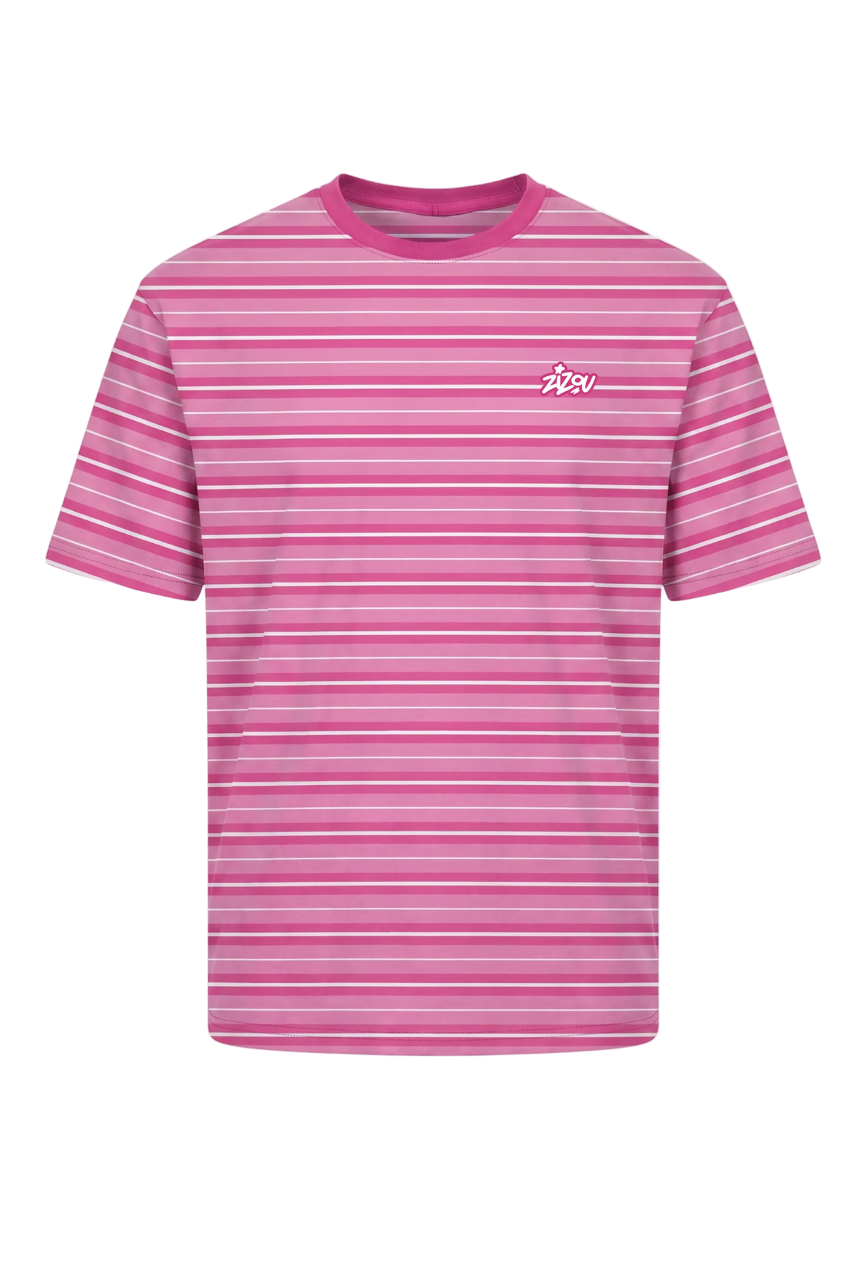 PINK STRIPED TEE